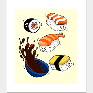 I Love Sushi Posters and Art